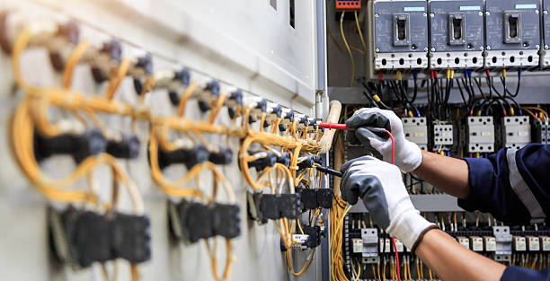 Professional Electrician technician working in Justin, TX